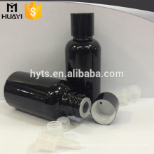 Frasco de óleo essencial de vidro preto 30ml 50ml